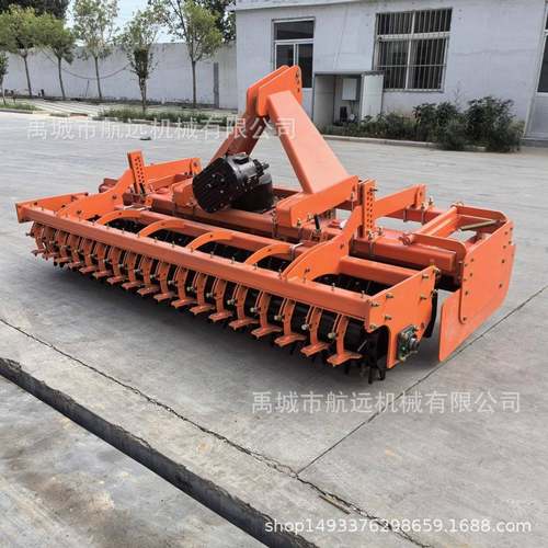 加重型的驱动耙 翻转犁后碎土耙 3米3.5米宽的碎土镇压驱动一体机