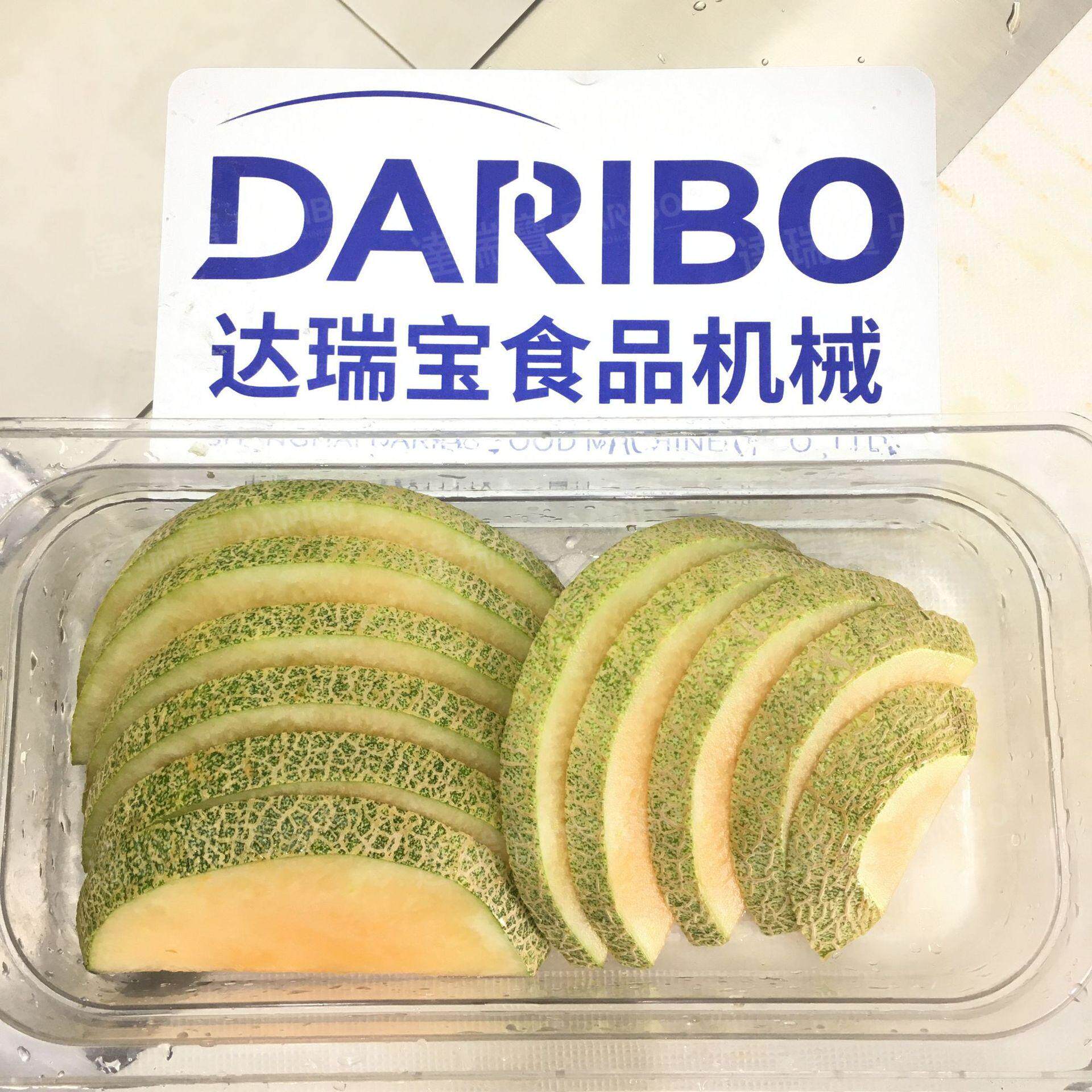 W多功能水果西瓜切片机 哈密瓜切片机 蔬菜快速切片机前后输送带