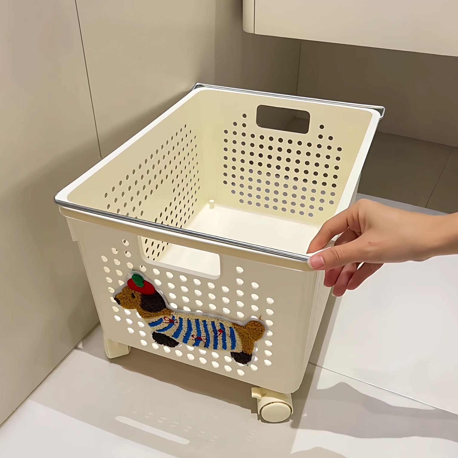 抄作业，移动收纳筐放台下绝了！