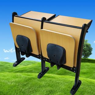 中间回弹联排桌椅阶梯教室会议椅排椅礼堂椅报告厅座椅