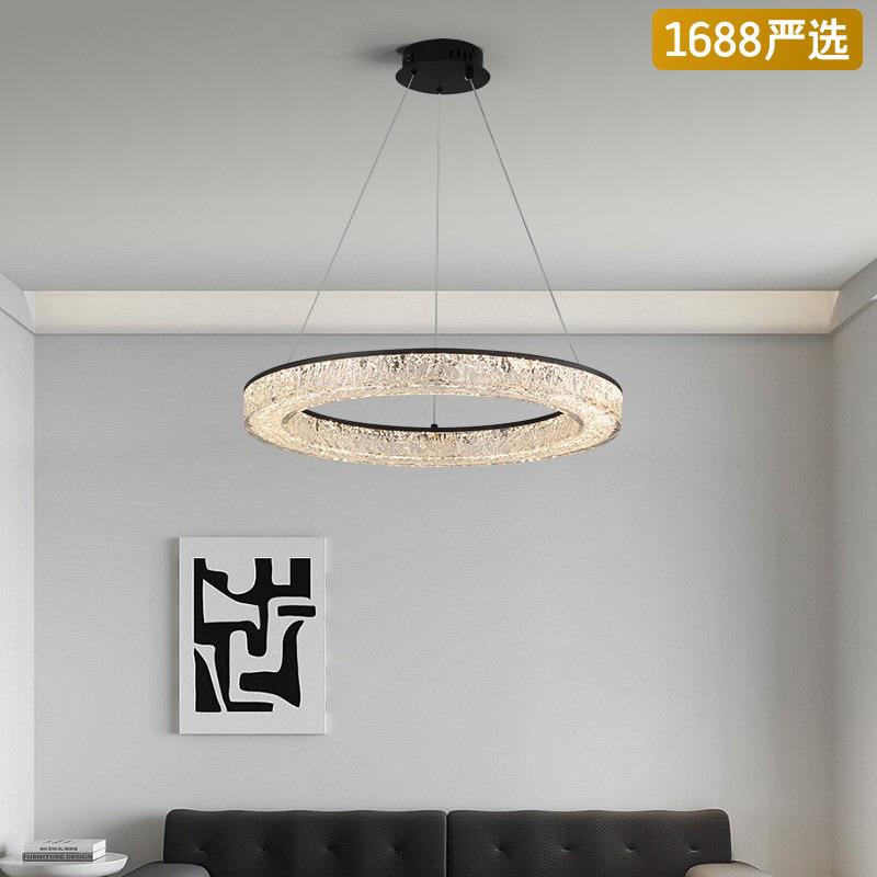 意式极简客厅吊灯高端轻奢别墅大厅后现代简约餐厅卧室灯