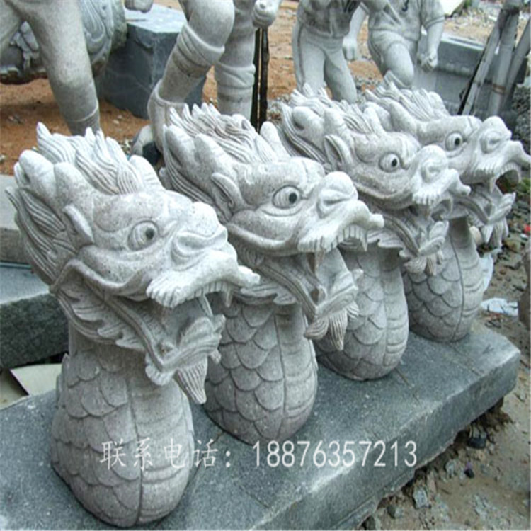 直销动物雕塑 花岗岩石雕龙 大理石十二生肖龙摆件 龙头雕刻装饰