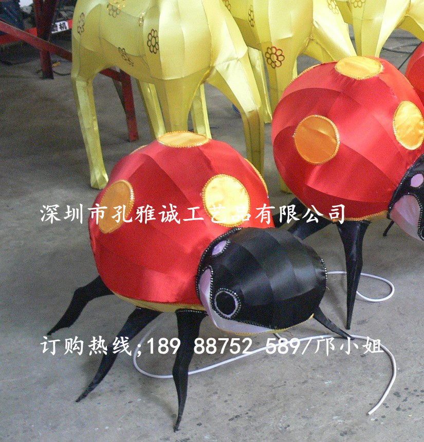 中秋昆虫花灯/草坪花灯装饰/甲壳虫花灯/厂家直销节庆花灯/孔雅诚