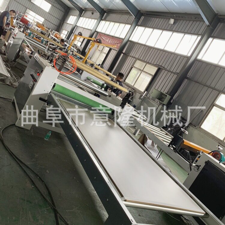 硅酸钙板全自动冷胶贴面机颗粒板双面贴纸机铝板保护膜覆膜机