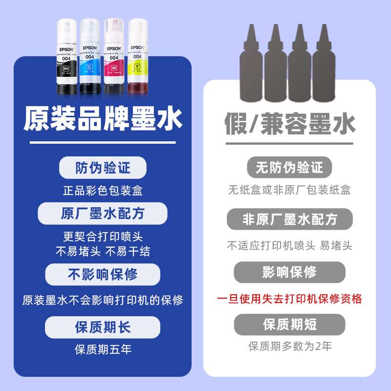 QGSO002原装墨水L4168 L4263 L6178 L6198 L4166 L426