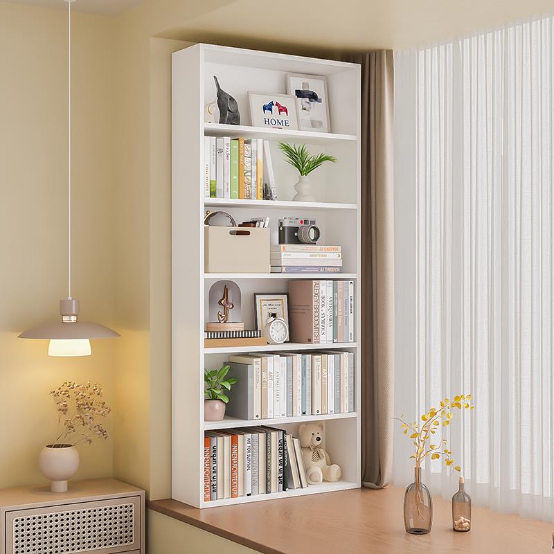 9W实木飘窗柜边角储物柜家用阳台带门储物架窗台卧室书架书柜收纳