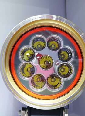 生产汽车led方形带光圈45W工作灯越野车灯改装前照灯检修灯