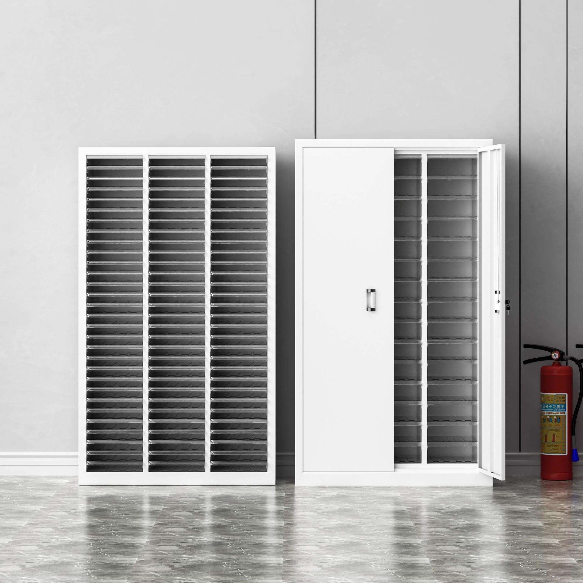 办公室铁皮a4文件柜抽屉式多层档案资料票据收纳整理样品储物柜子