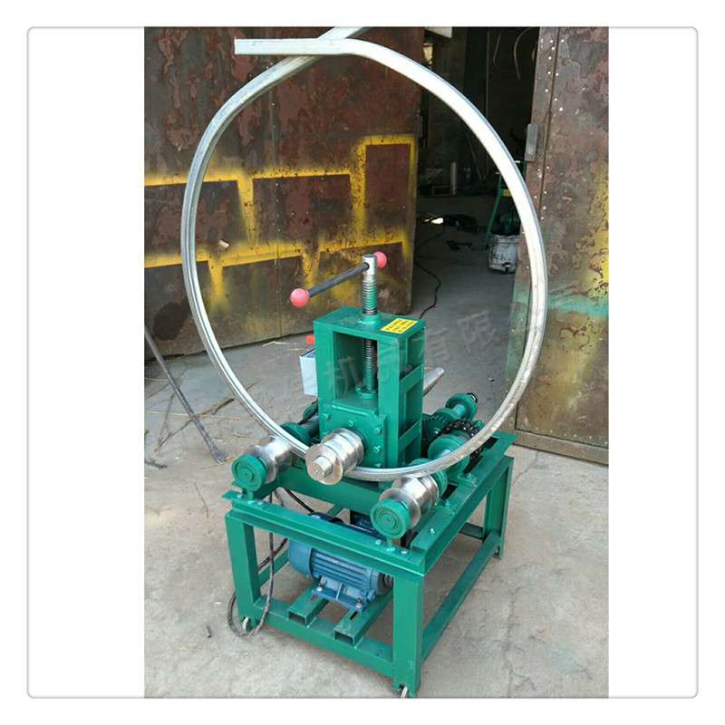 76型电动滚圆机 钢管弯曲机 大棚弯管机小型弯管机全自动弯管机