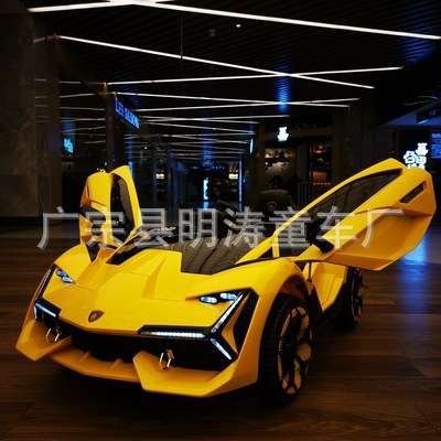 儿童电动跑车四轮遥控汽车玩具可坐人老爷车婴儿小孩带摇摆宝宝