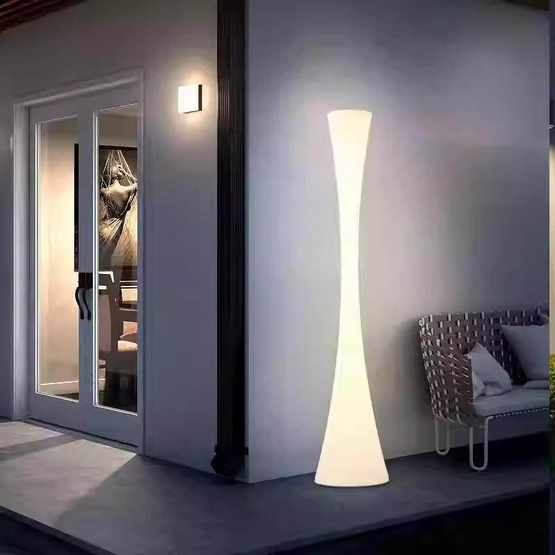 小蛮腰落地灯奶油风客厅沙发旁摆件立式灯意大利设计师款氛围灯