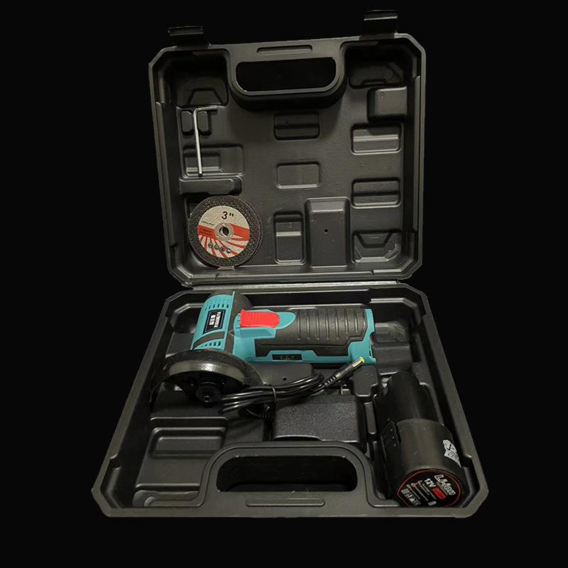 多功能3寸12v迷你锂电角磨机充电式微型抛光机切割手磨机电磨