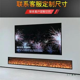 定制电子壁炉仿真火焰装饰柜取暖器家用客厅嵌入式假火电视壁炉