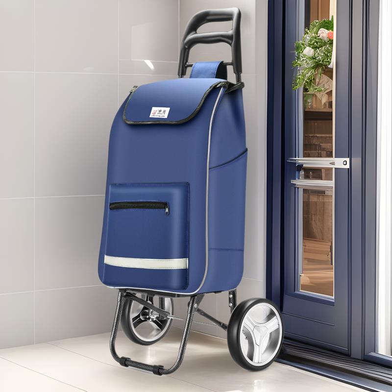 家用便携可折叠买菜小拉车手拉车手推车行李车拉杆拖车收纳