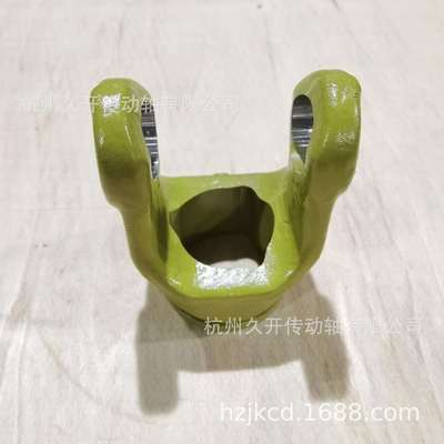 耐用羊角叉PTO传动轴配件星型外管叉耳孔35管叉农机配件