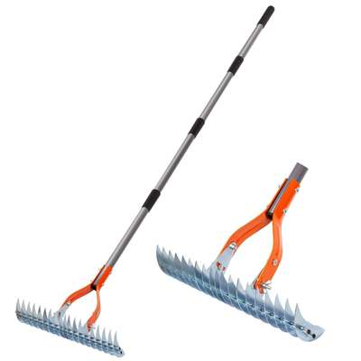 Walensee Thatch Rake 15-Inch Lawn Thatching Rake 草坪草耙