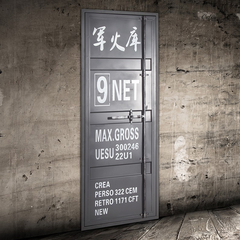 美式家具loft集装箱室内门复古卫生间餐厅洗手间酒吧工业风铁艺门