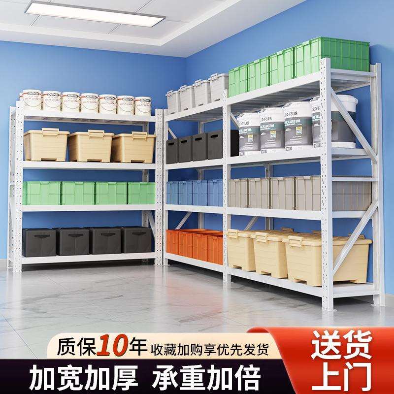 仓储重型置物货架家用多层落地收纳商用超市快递超强承重铁架子