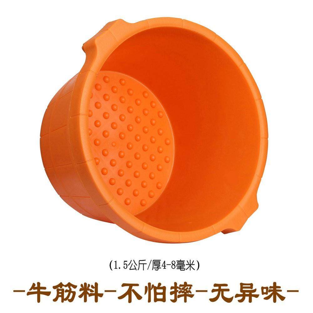 牛筋塑料足浴桶足疗泡脚耐摔加高加厚沐足小腿家用保温洗脚盆
