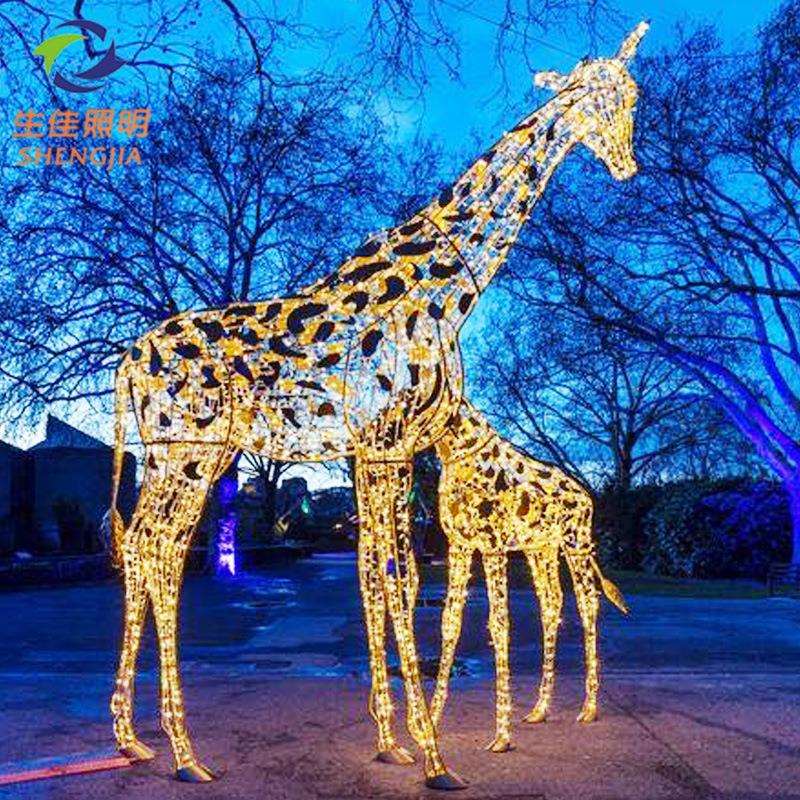 LED圣诞鹿灯串鹿造型户外led景观造型灯直销圣诞节日造型灯