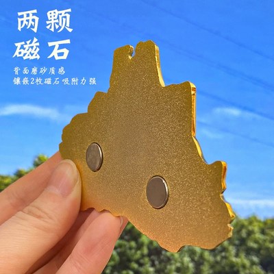 西藏拉萨布达拉宫城市文创旅游纪念品高级感金属磁性冰箱贴伴手礼