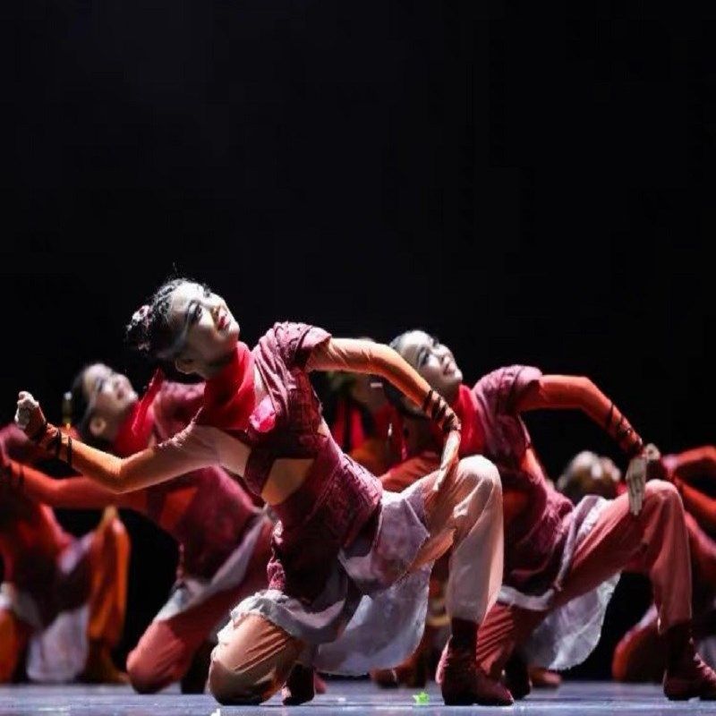 小荷风采再现花木兰儿童演出服古装汉服女童士兵铠甲舞蹈表演服装