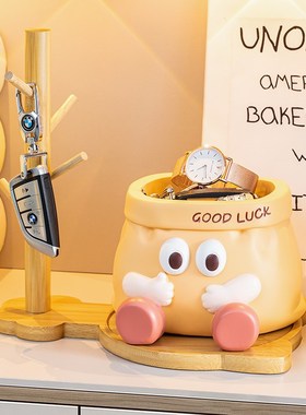 玄关收纳门口入户鞋柜进门放钥匙的摆件客厅家居装饰品乔迁礼物