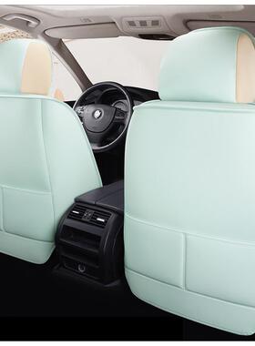 新款夏季冰MMC藤包汽车座全透气坐套夏天凉爽垫座椅套套简约白色