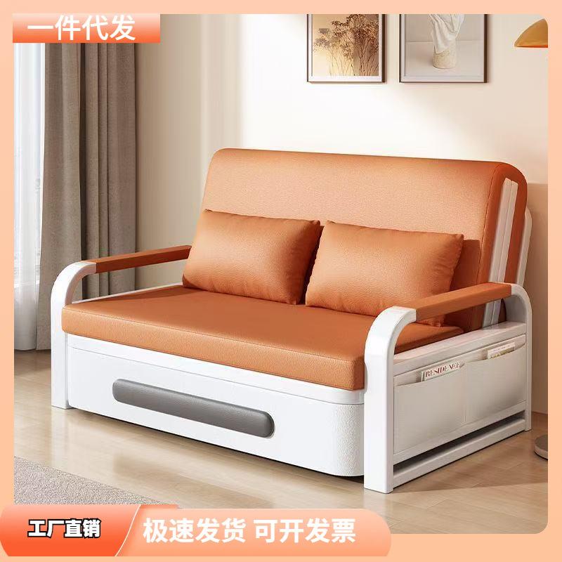 沙发床户叠两用202折1新款单5人一体客厅阳台折叠床小型多功能伸