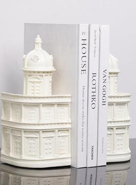 现代家居装饰摆件板间装饰品桌面书样档软68072房书工艺品建筑系