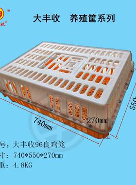 塑输料鸡笼家禽转鸽子加厚EXV运输笼运箱养殖塑胶周箩筐大号