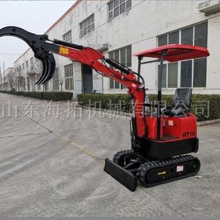 08微型多配功能挖机厂家直销搭可破碎锤多工功能程小BAN型挖掘机