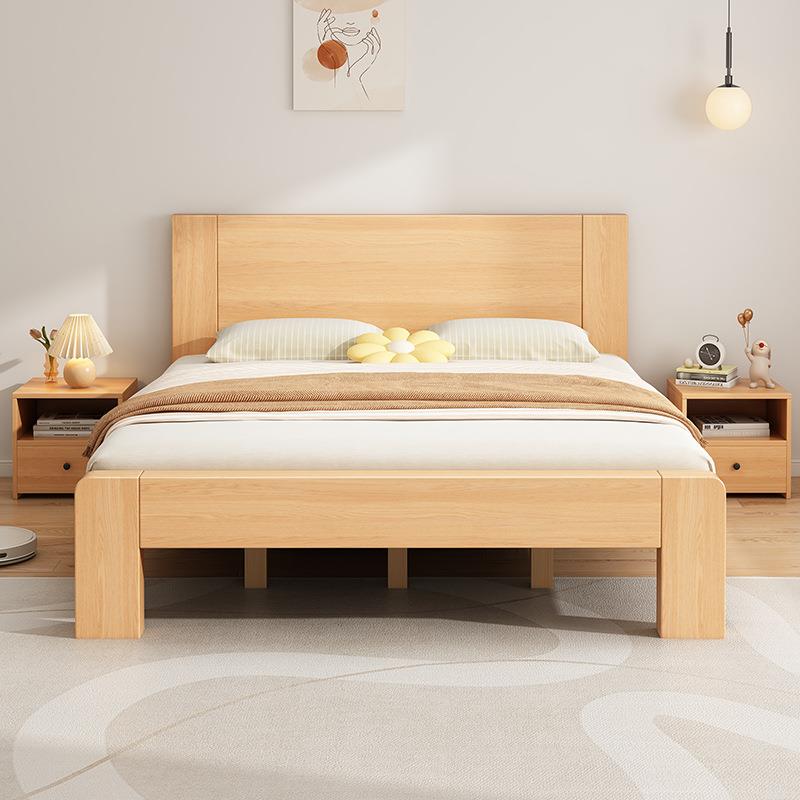 *实木床双人床1.5简8米床约现代1米2单人架M床出租无品牌/房家用