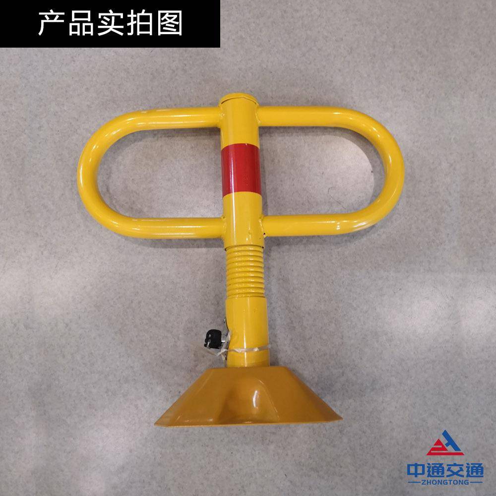 河南现货厂T家停新款弹簧型车锁车OSU位场设备车位锁占车位地锁
