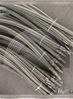 焊接式不锈钢金属软管耐高压导热油波纹软管M6金属软管MMMM810M