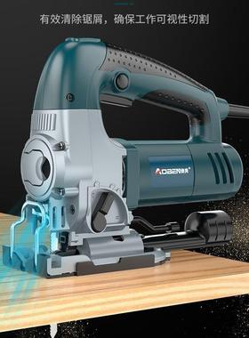奥奔曲线锯据多SNV能电功锯迷你木板切割机型小持木工手家用电动