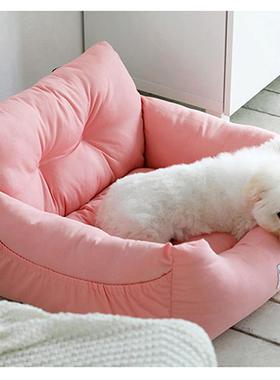 两汽车狗狗坐垫宠物车载副驾驶窝座椅TYS载一窝用狗窝车垫笼