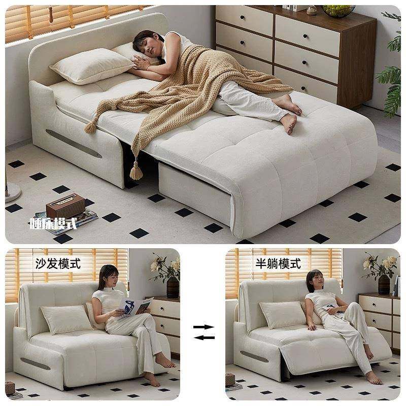 智能电动沙发一体小99两用多功能伸缩可折叠户型床客厅卧室2205新
