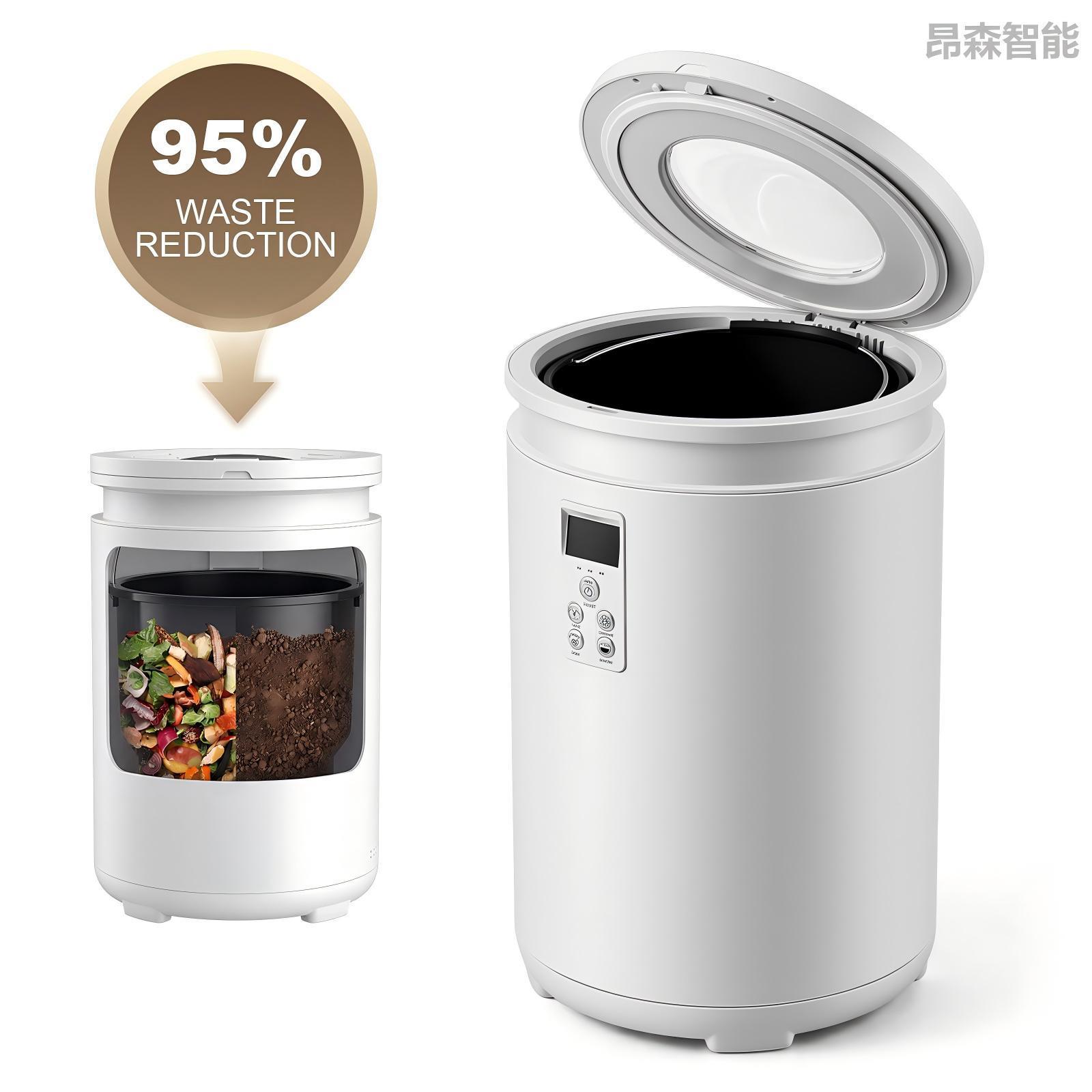 定制MFFC01厨房堆机家用4.5L全自动食物烘干粉碎厨余垃圾处理器