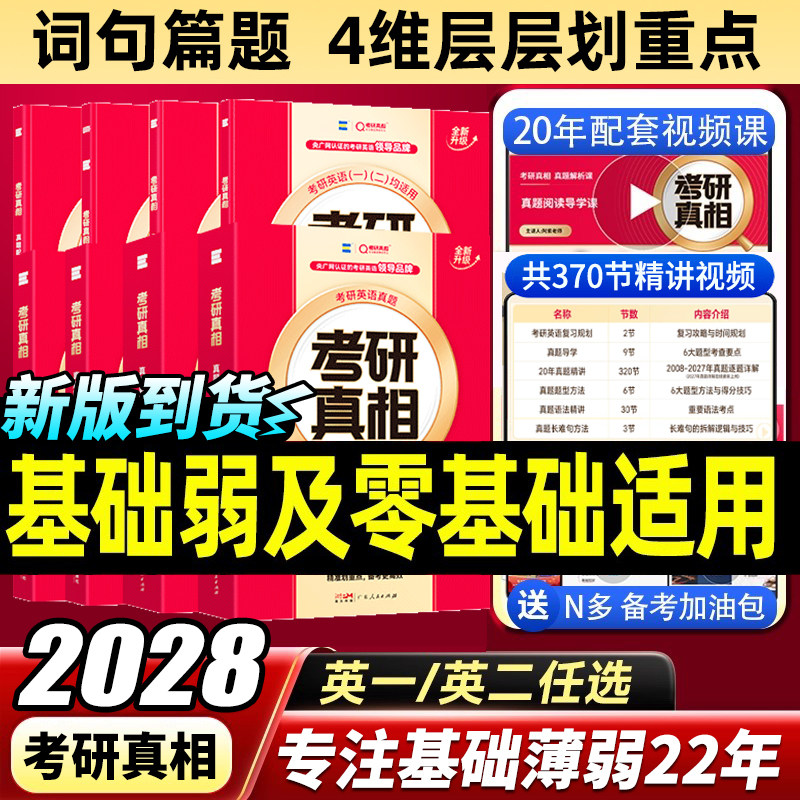 28考研真相真题英语一英语二任选图片