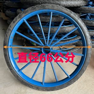 加厚钢筋实心子斗车手推车劳动车架子车翻斗车26寸26X21
