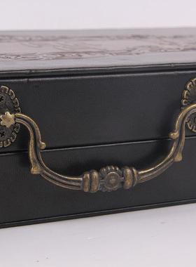 现货中国象棋皮盒4.折0.065.AWI0仿古皮质手提象盒叠棋皮革棋盒