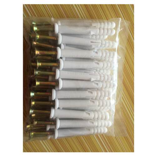 家用门窗白色胀塑膨胀料10钉*80mm膨胀螺丝钉ZUM塑料膨螺丝