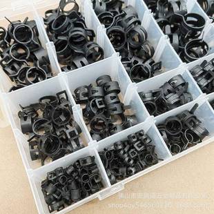 345pcs色达克罗喉箍65锰钢带式弹性卡抱箍黑管SHB车夹汽水管油夹