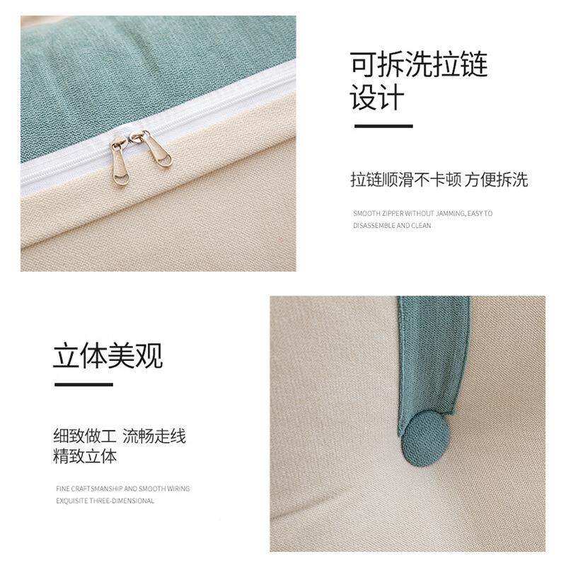 靠头枕组合靠背软包床上靠护腰垫客厅床沙发榻DCR榻米背垫可拆洗