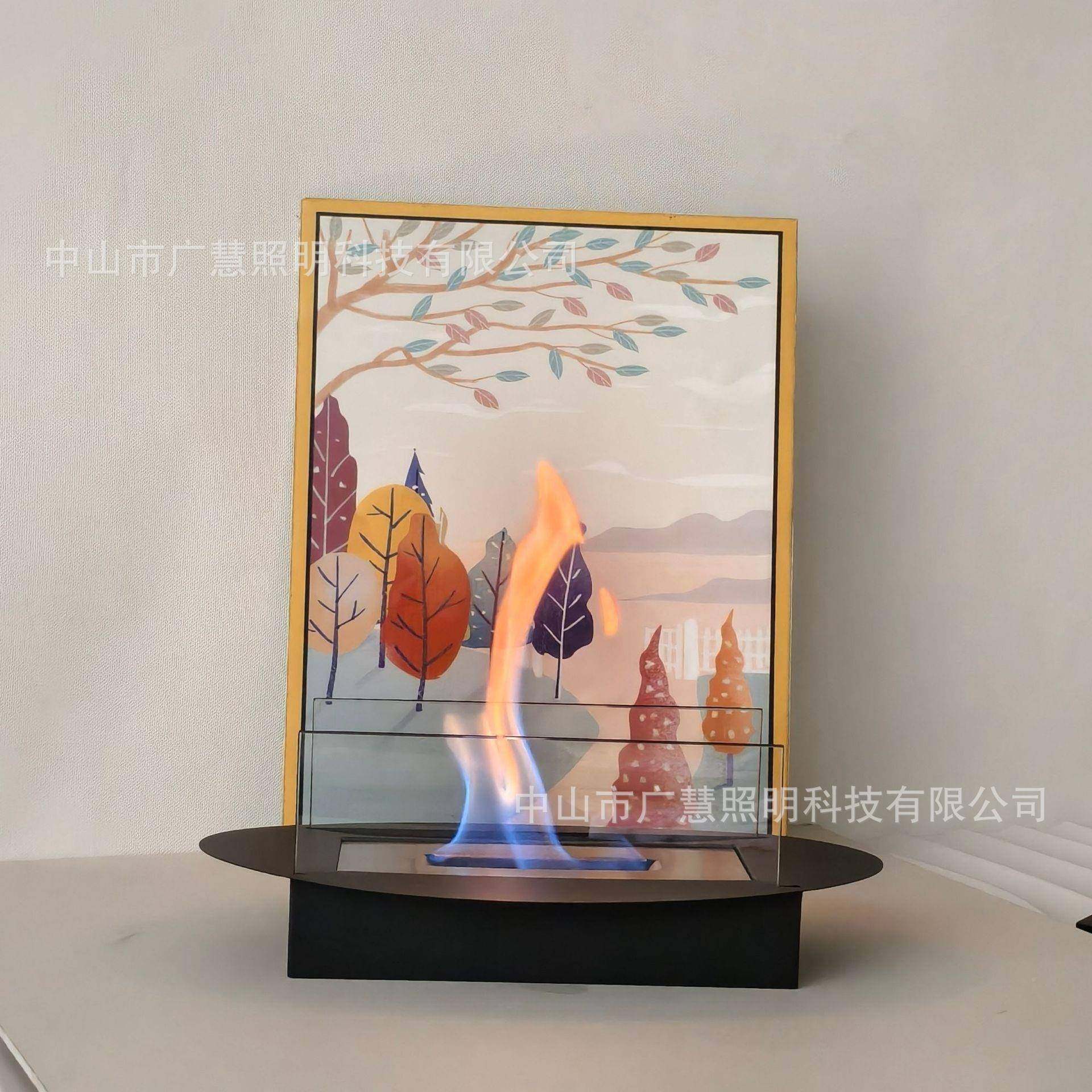 热壁销室内桌面火坑无烟取无味迷你方舟便酒精IYH炉携暖器