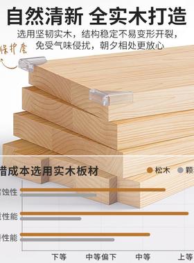 家EXI全实木自由组合书架置物架落整地一面满墙一多层体墙收纳用