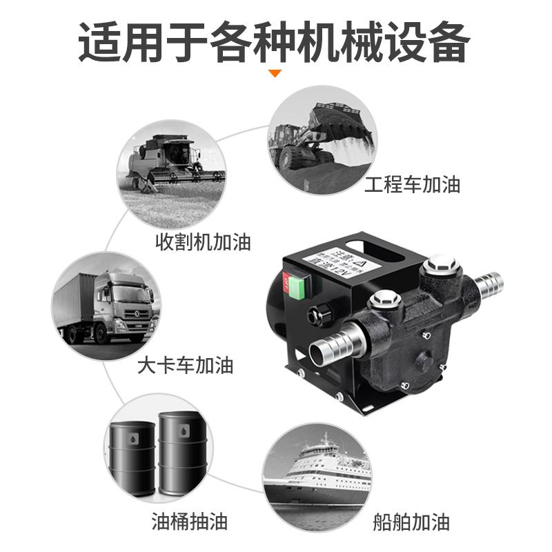 渝乐电动抽油泵12VV2PCS4220伏自吸正反转直流泵加油泵柴油V抽油