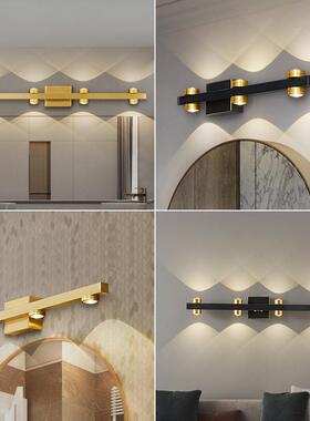 全铜轻奢中式用前灯简约卫镜生间浴室NGE新柜梳妆台专灯具洗手间