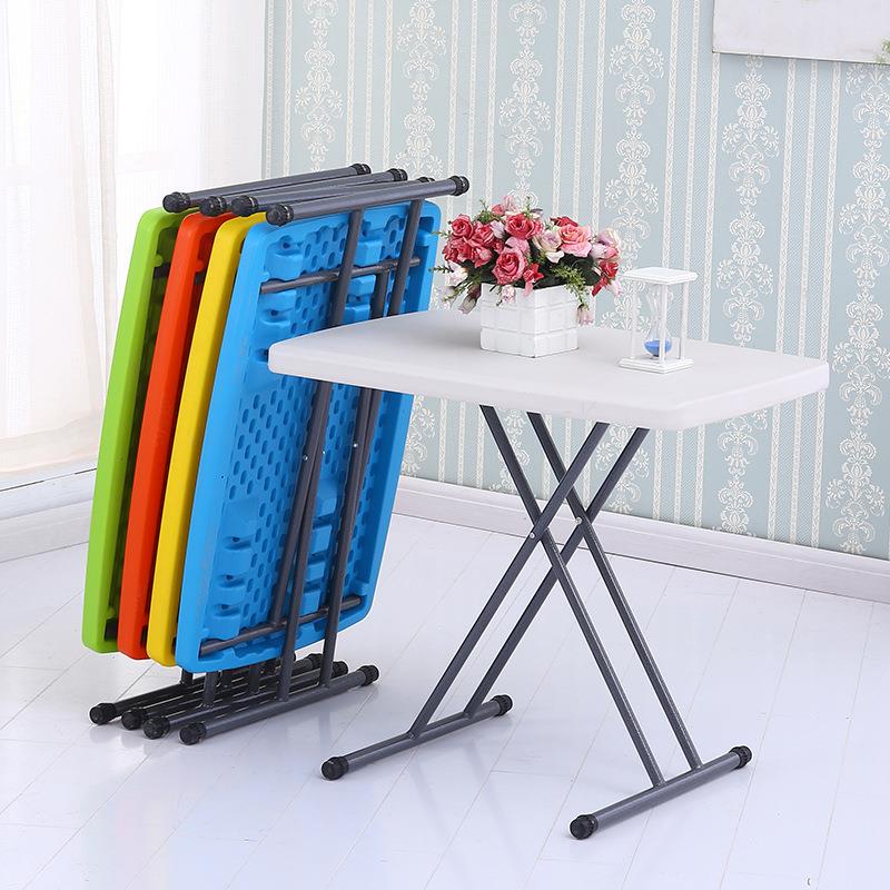 可升降折桌地摊折叠桌11餐桌子简易家用叠小户型桌椅桌学外习便携